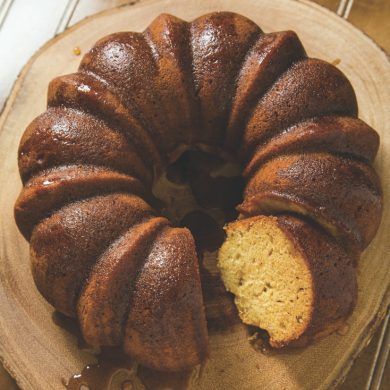 Honey Whiskey Bunk Cake